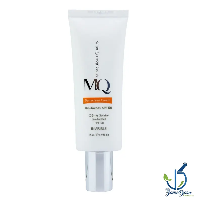کرم ضد آفتاب بیرنگ ام کیو مدل BIO TACHES SPF 50