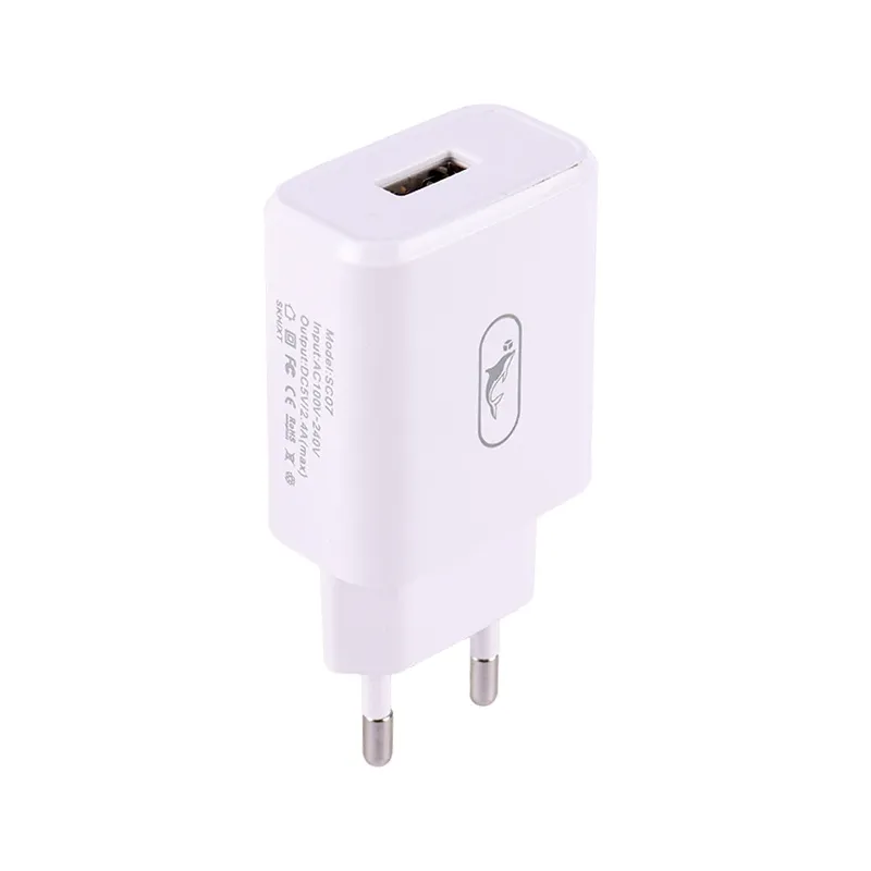 شارژر دیواری 12 وات 2.4A اسکای دلفین مدل SC07T + کابل تایپ سی