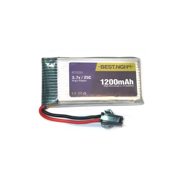 باتری لیتیوم پلیمر پروازی بست 3.7v - 1200mAh - 25C