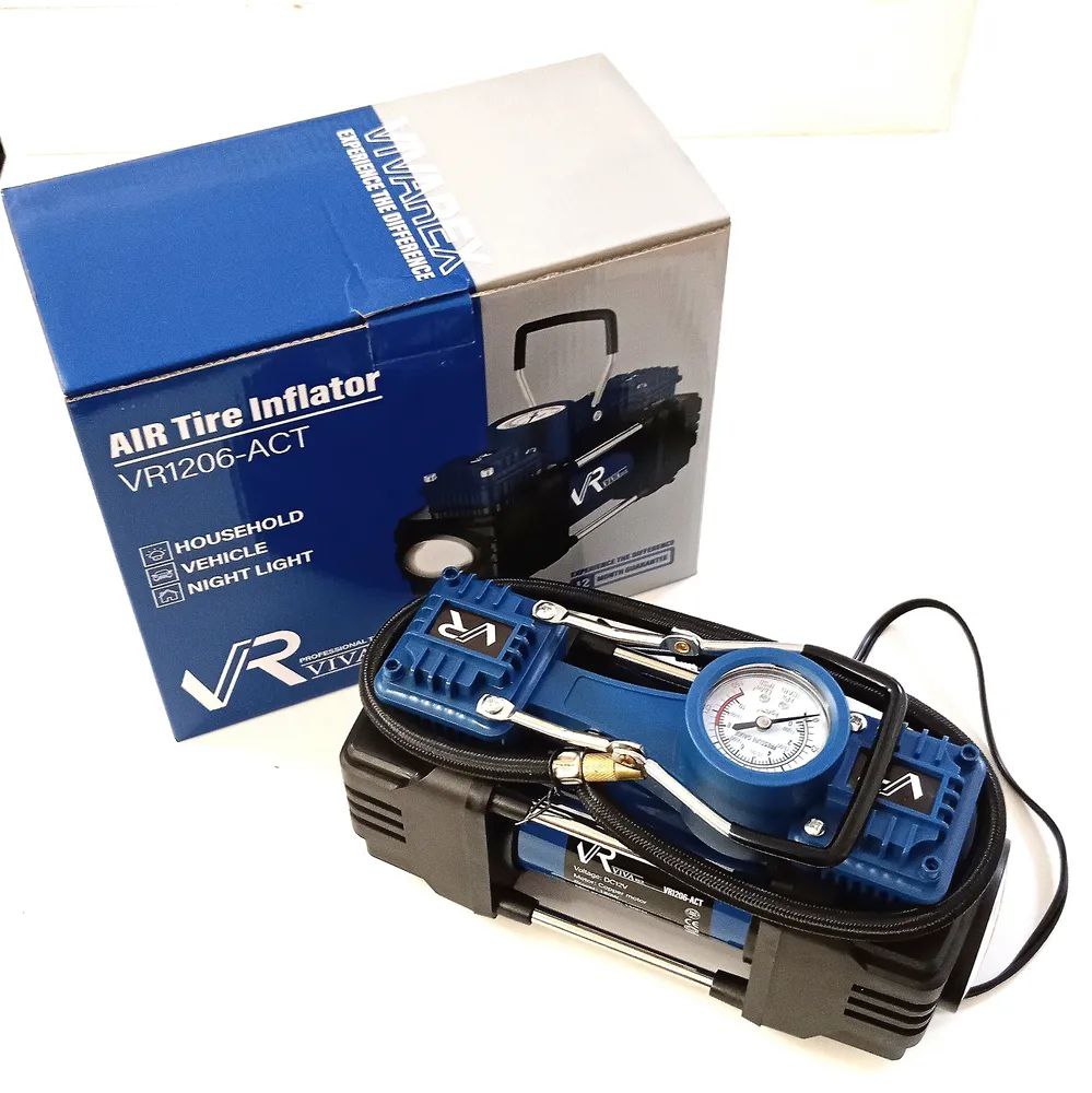 کمپرسور فندکی ویوارکس مدل VR1206-ACT با باتری 12 ولت و 15 آمپر