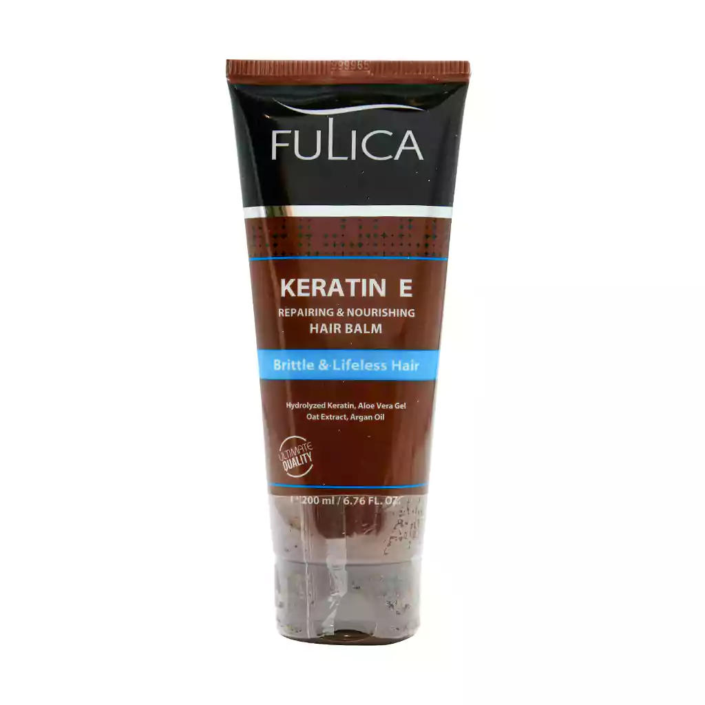 فولیکا بالم نرم کننده قوی تقویت کننده و ترمیم کننده مو حاوی کراتین و روغن آرگان fulica