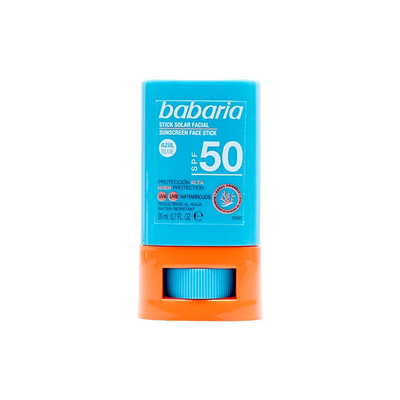 استیک ضد آفتاب بیرنگ باباریا SPF 50 مدل Protection Plus محافظ UVA و UVB مناسب انواع پوست حجم 20 میلیلیتر