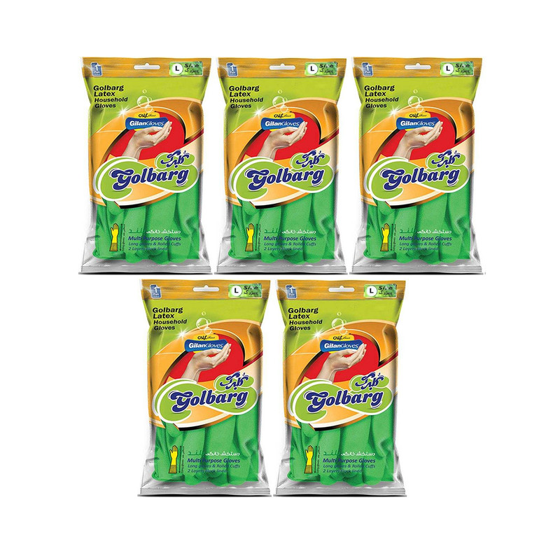 دستکش آشپزخانه گیلان مدل BL5 بسته 5 عددی مدل 1