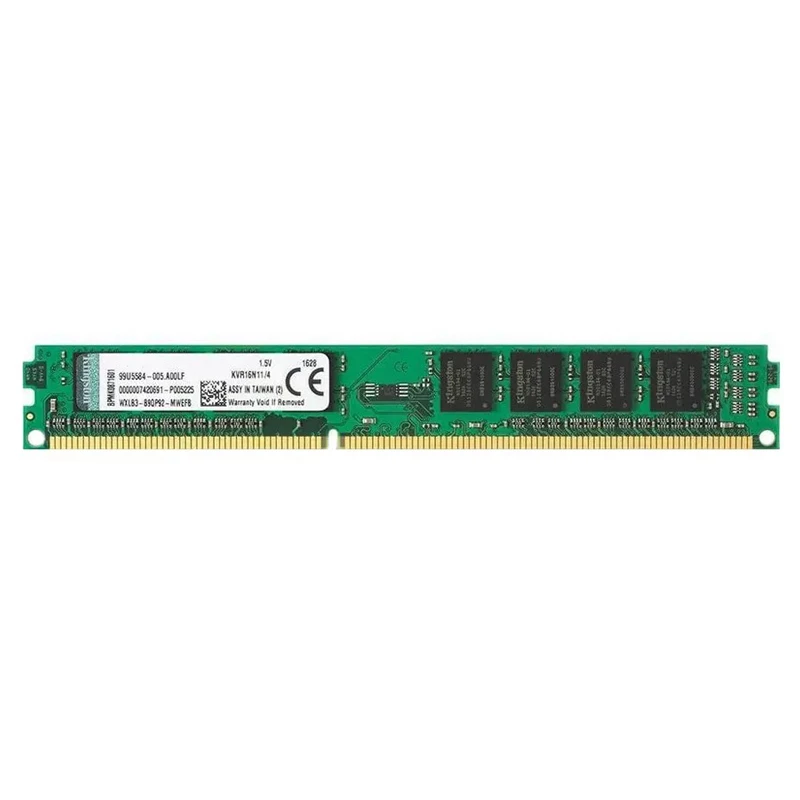 رم کامپیوتر کینگستون KVR16N11/4 DDR3 4GB Single 1600MHz CL11