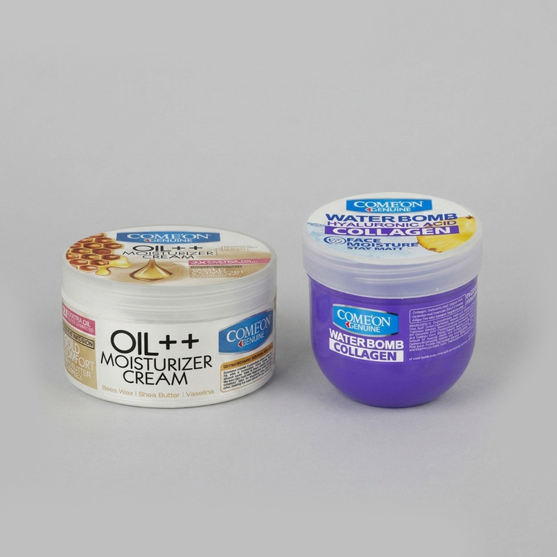 کرم آبرسان کامان سری واتربمب مدل COLLAGEN حجم 200 میلی لیتر به همراه کرم مرطوب کننده کامان مدل Oil حجم 250 میلی لیتر