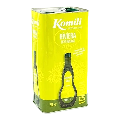روغن زیتون کومیلی ریویرا فرابکر و تصفیه شده 5 لیتری KOMILI riviera