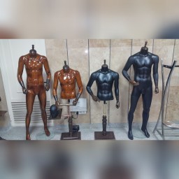 مانکن کامل و نیم تنه مچ چوبی