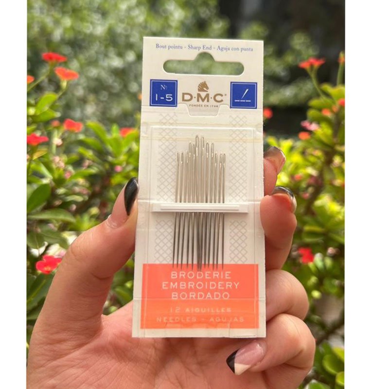 سوزن گلدوزی دمسه مدل DMC-R1.5 پک 12 عددی