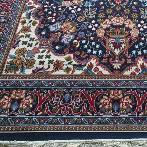 گلیم فرش ماشینی طرح شکوفه12متری مناسب اشپزخانه و اتاق خواب