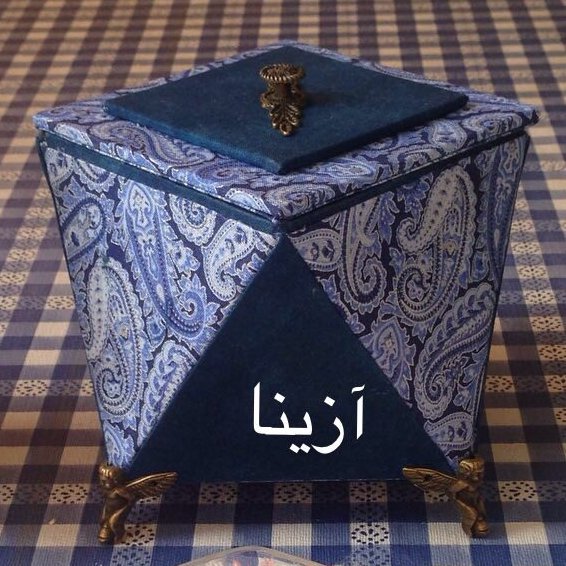 جعبه کلاسیک چند وجهی برند ایرانی آزینا