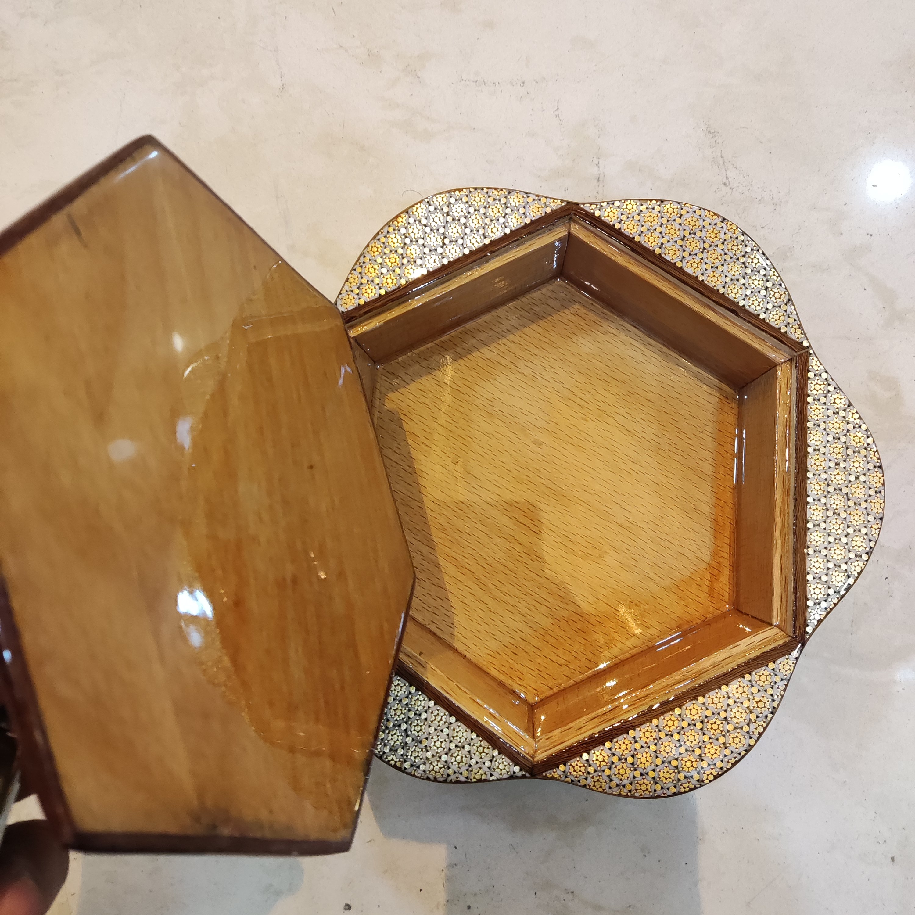آجیل خوری (شکلات خوری )خاتم ریز سایز متوسط
