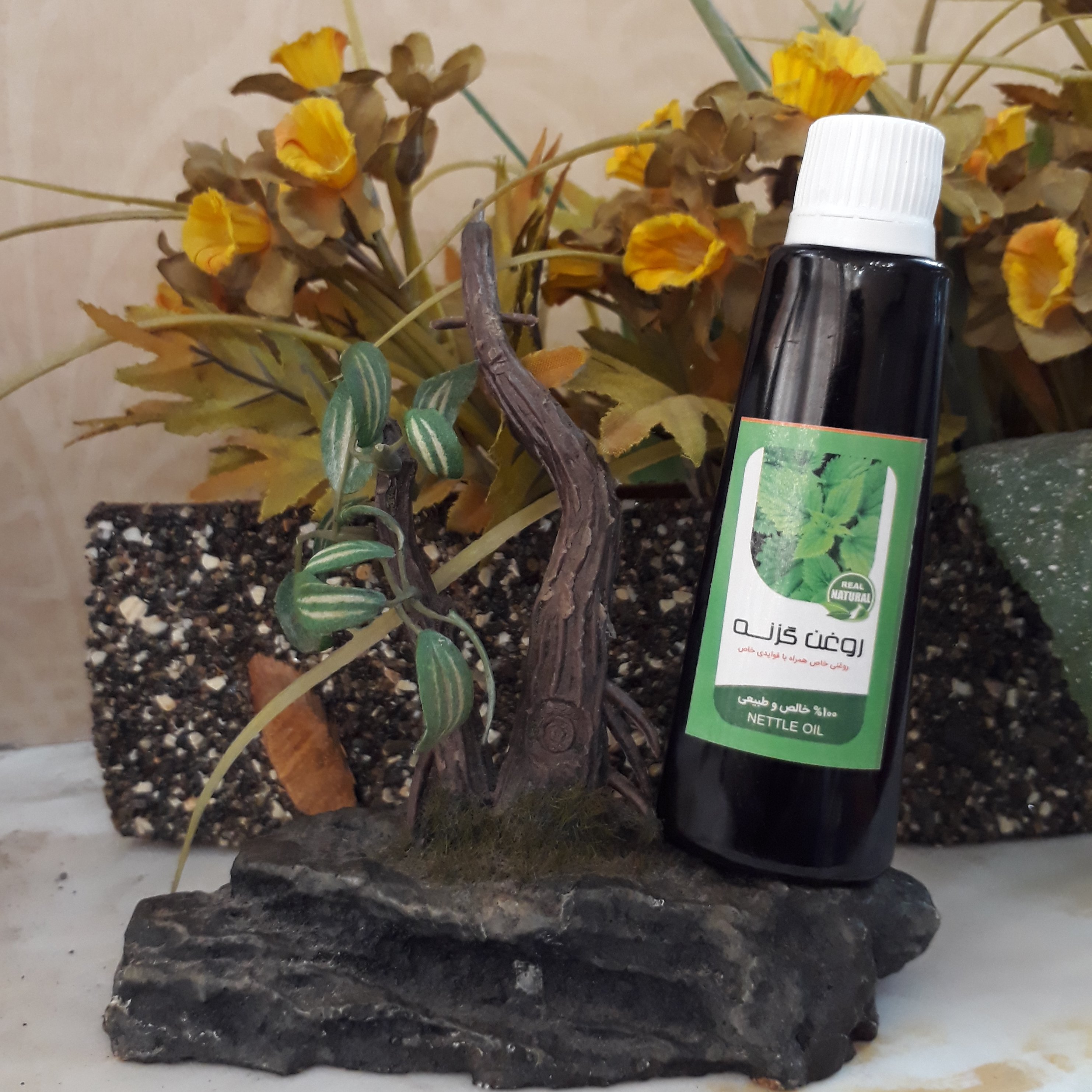 روغن برگ گزنه 5ستاره فدک (تقویت مو و پیازمو )