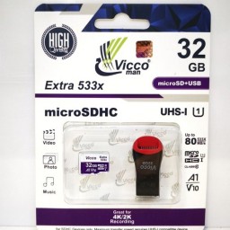 مموری32 کارت حافظه ویکو من مدل Extre 533X کلاس 10 استاندارد UHS-I U1