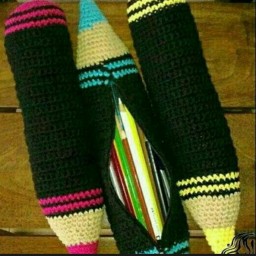 جامدادی مکرومه و کاموا